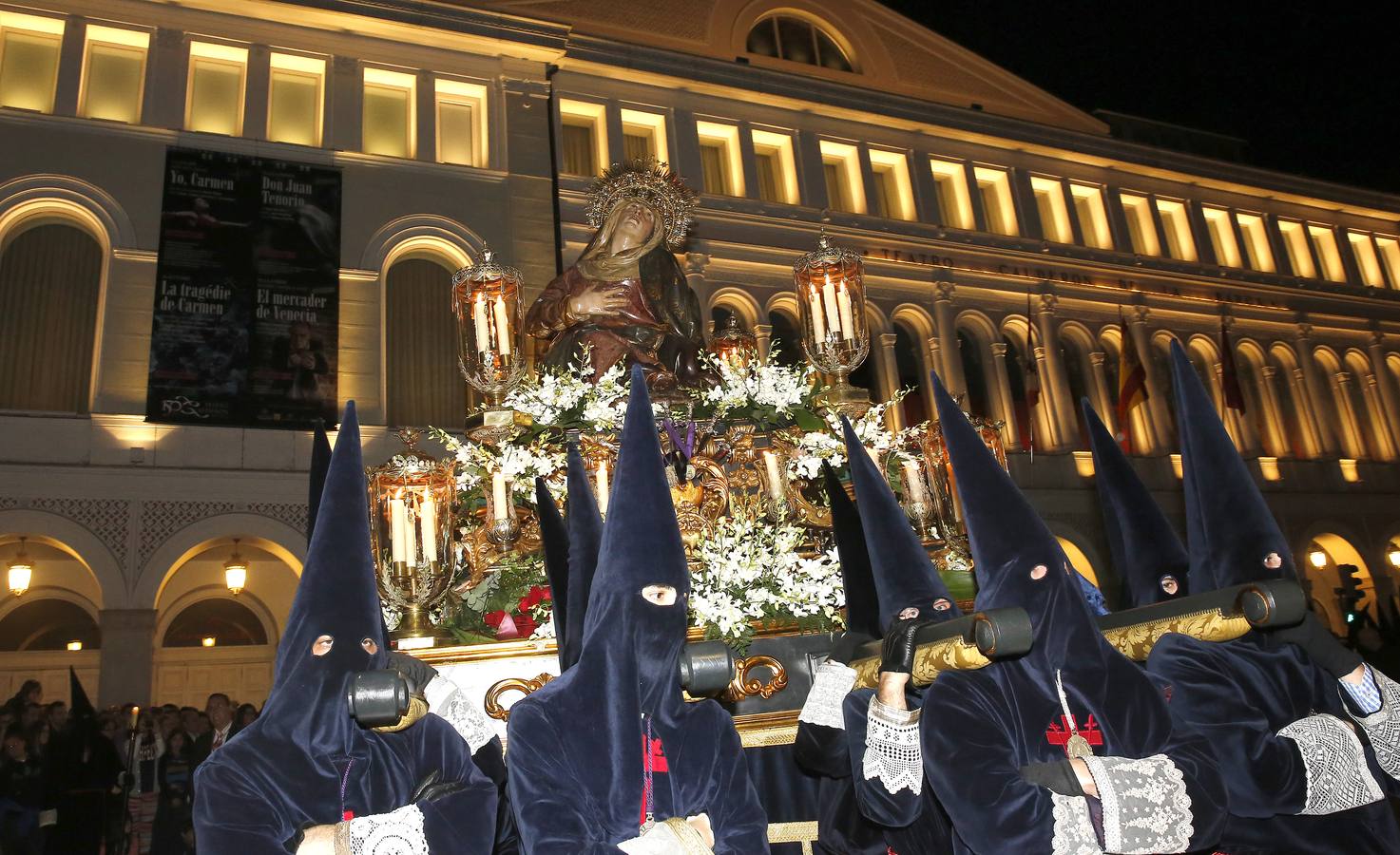 Procesión del Encuentro de la Virgen con su hijo en Valladolid