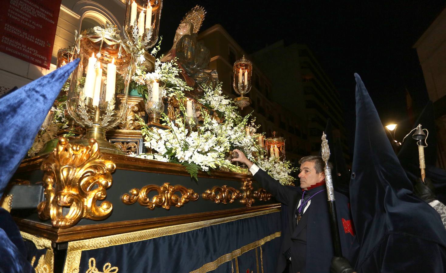 Procesión del Encuentro de la Virgen con su hijo en Valladolid