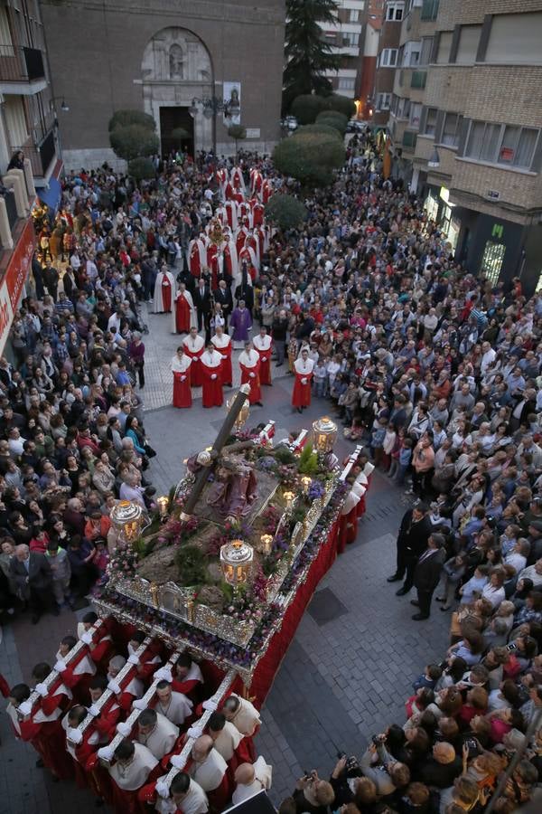 Procesión del Encuentro de la Virgen con su hijo en Valladolid