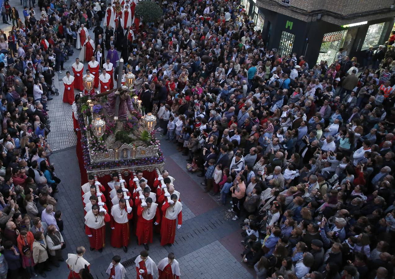 Procesión del Encuentro de la Virgen con su hijo en Valladolid