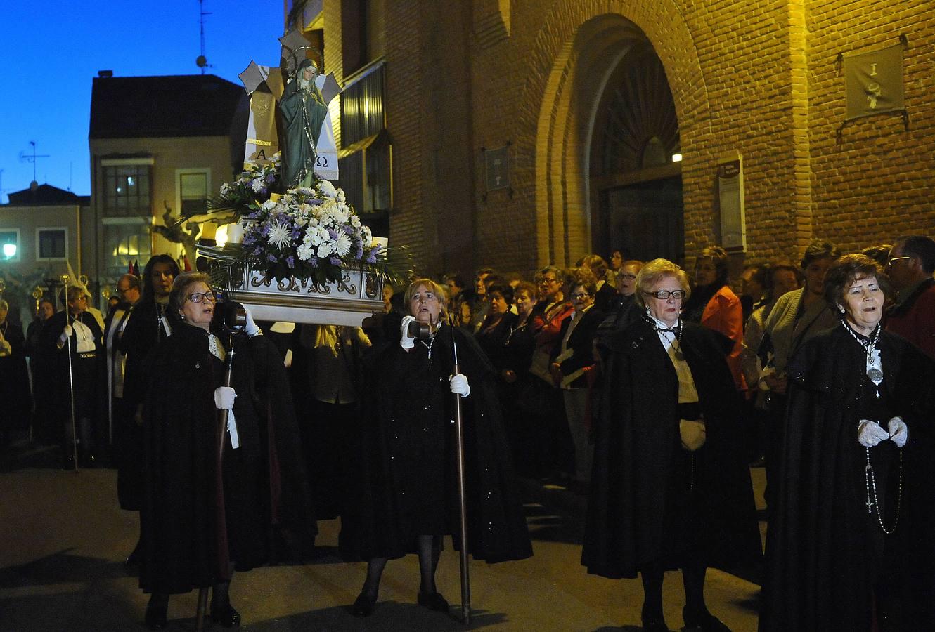 Rosario de La Soledad y Esperanza en Medina del Campo (Valladolid)