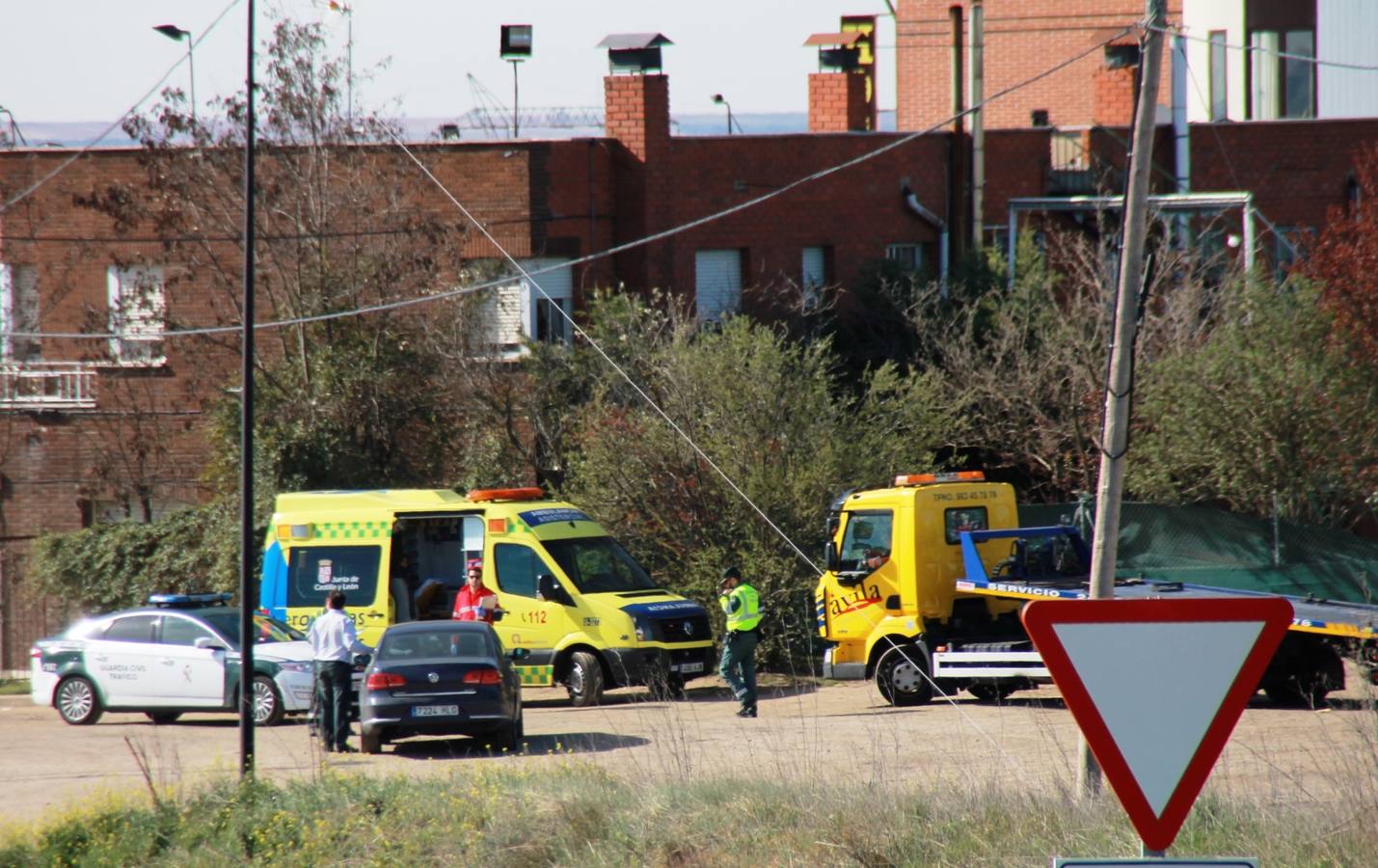 Un accidente en la A-62 a la altura de Geria (Valladolid) provoca retenciones