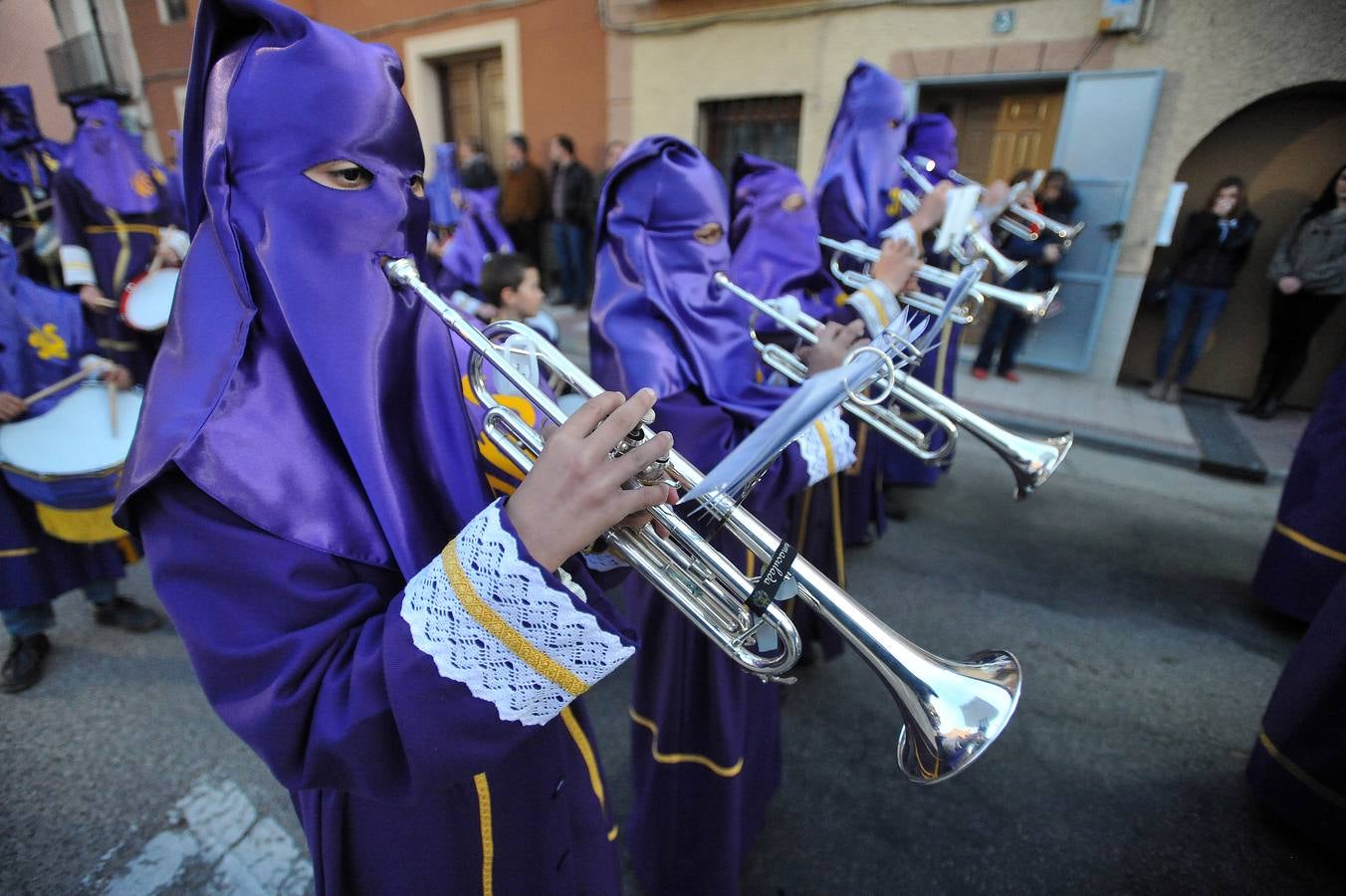 Procesión del Encuentro en Nava del Rey (Valladolid)