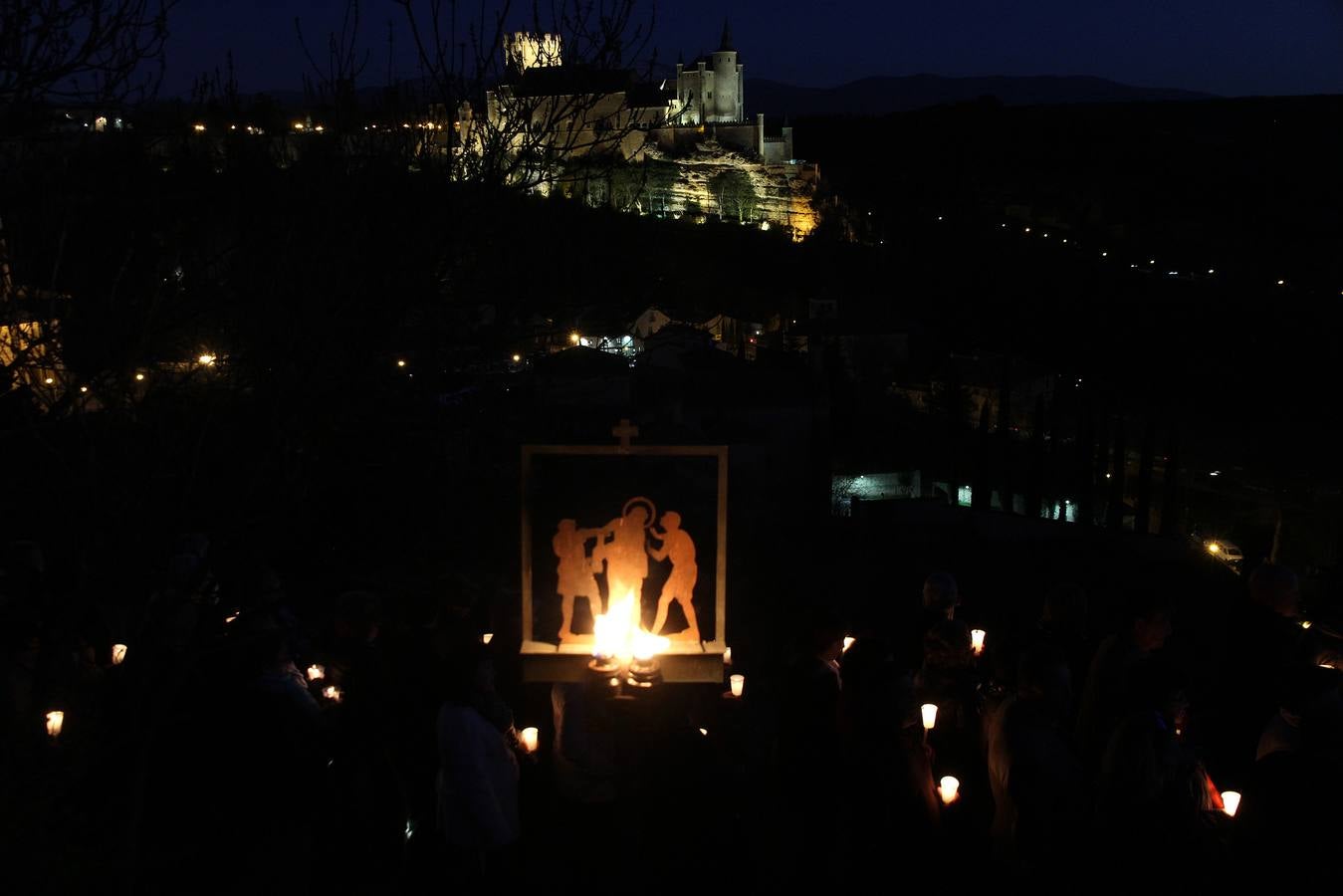 Vía Crucis de la Huerta de los Carmelitas en Segovia