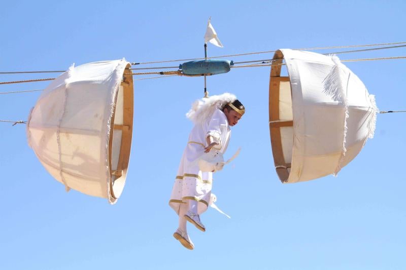 La bajada del Ángel en Peñafiel