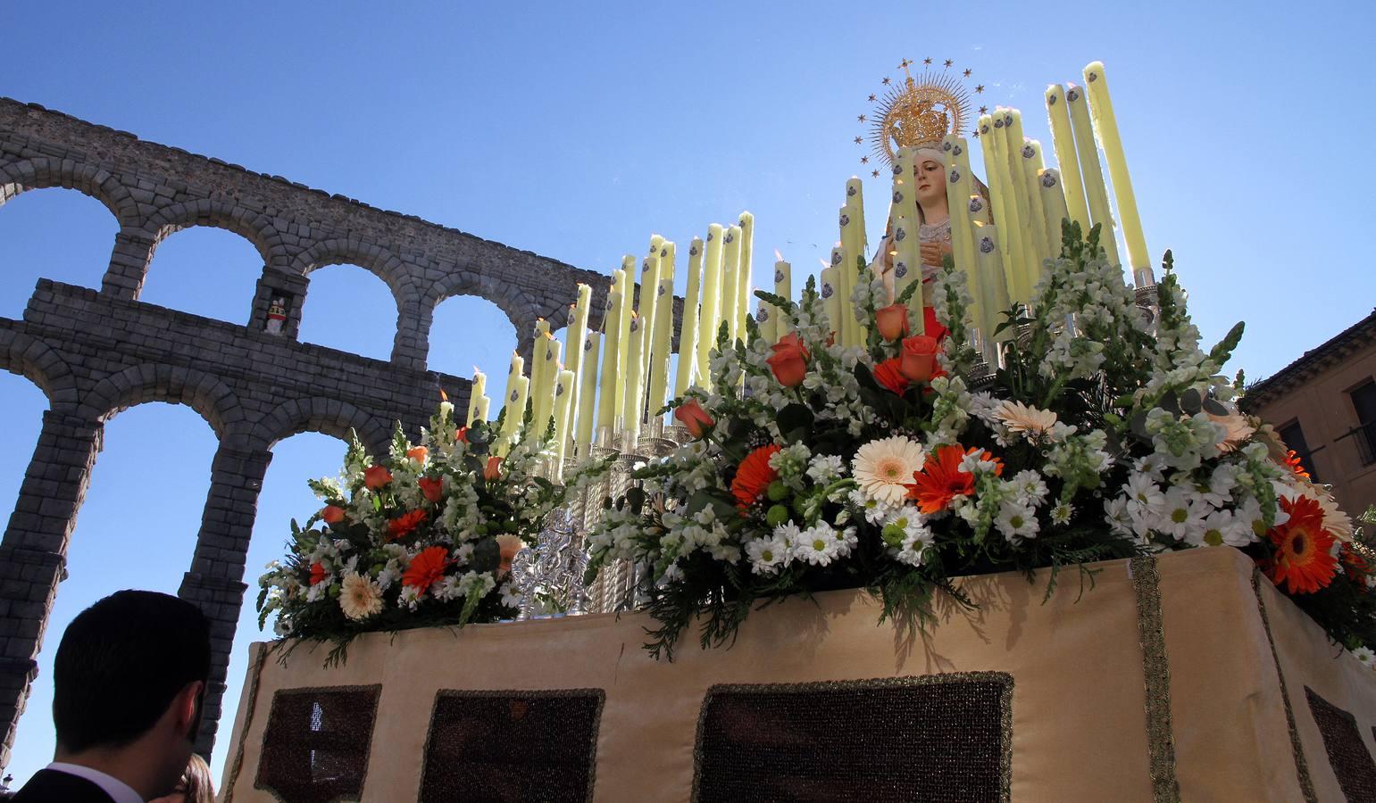 Procesión del encuentro en Segovia