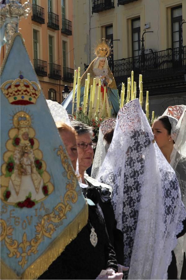 Procesión del encuentro en Segovia