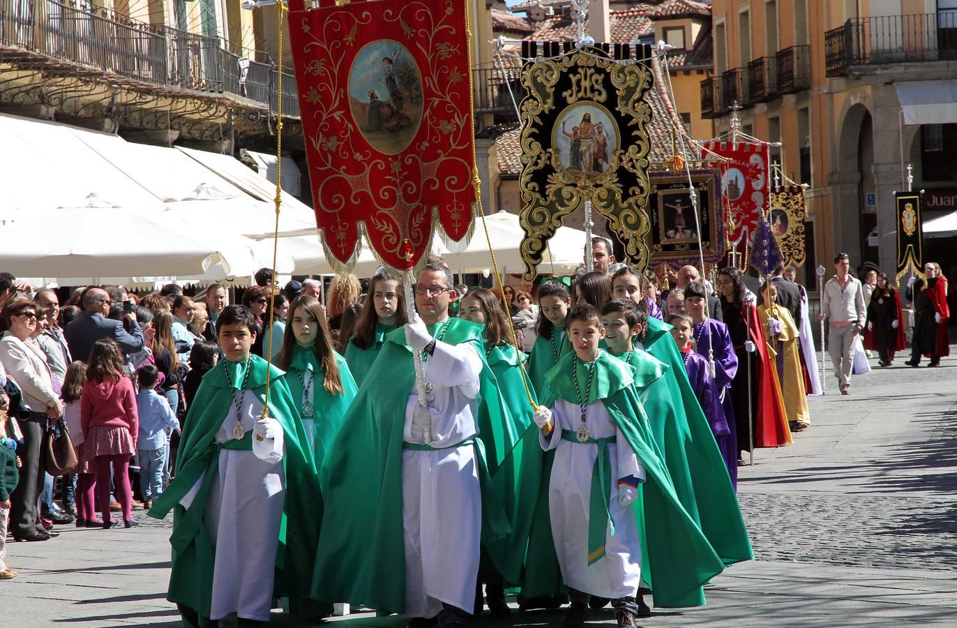 Procesión del encuentro en Segovia