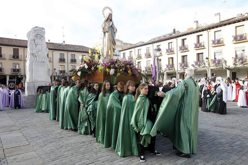 Procesión del Rompimiento del Velo en Palencia