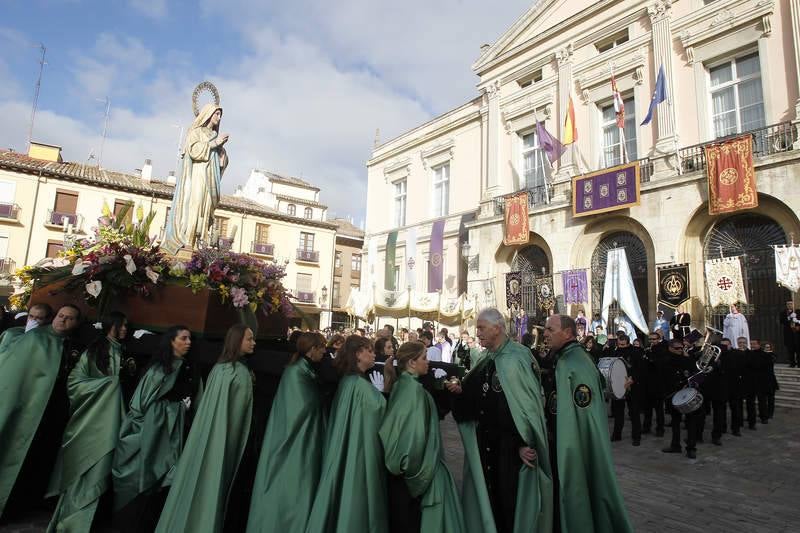 Procesión del Rompimiento del Velo en Palencia