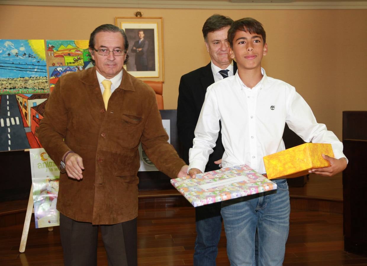 Entrega de los premios del concurso de dibujo y narrativa de la Diputación de Segovia