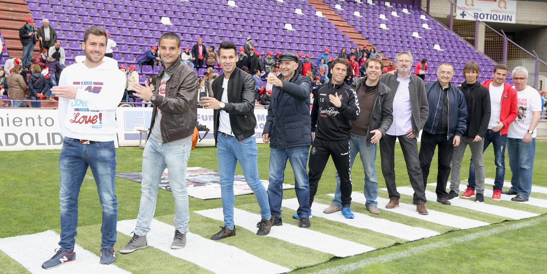 Presentación de la 38 Marcha Asprona en el estadio José Zorrilla