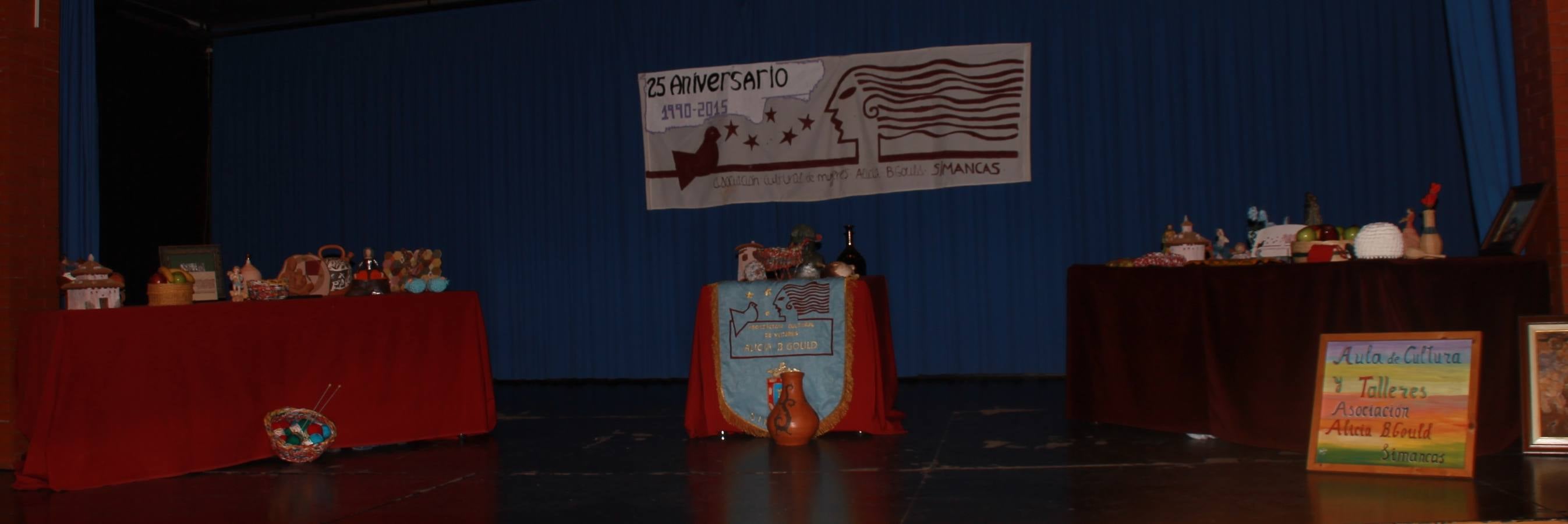 Exposición por el 25 aniversario de la Asociación de Mujeres Alicia B. Gould en Simancas (Valladolid)