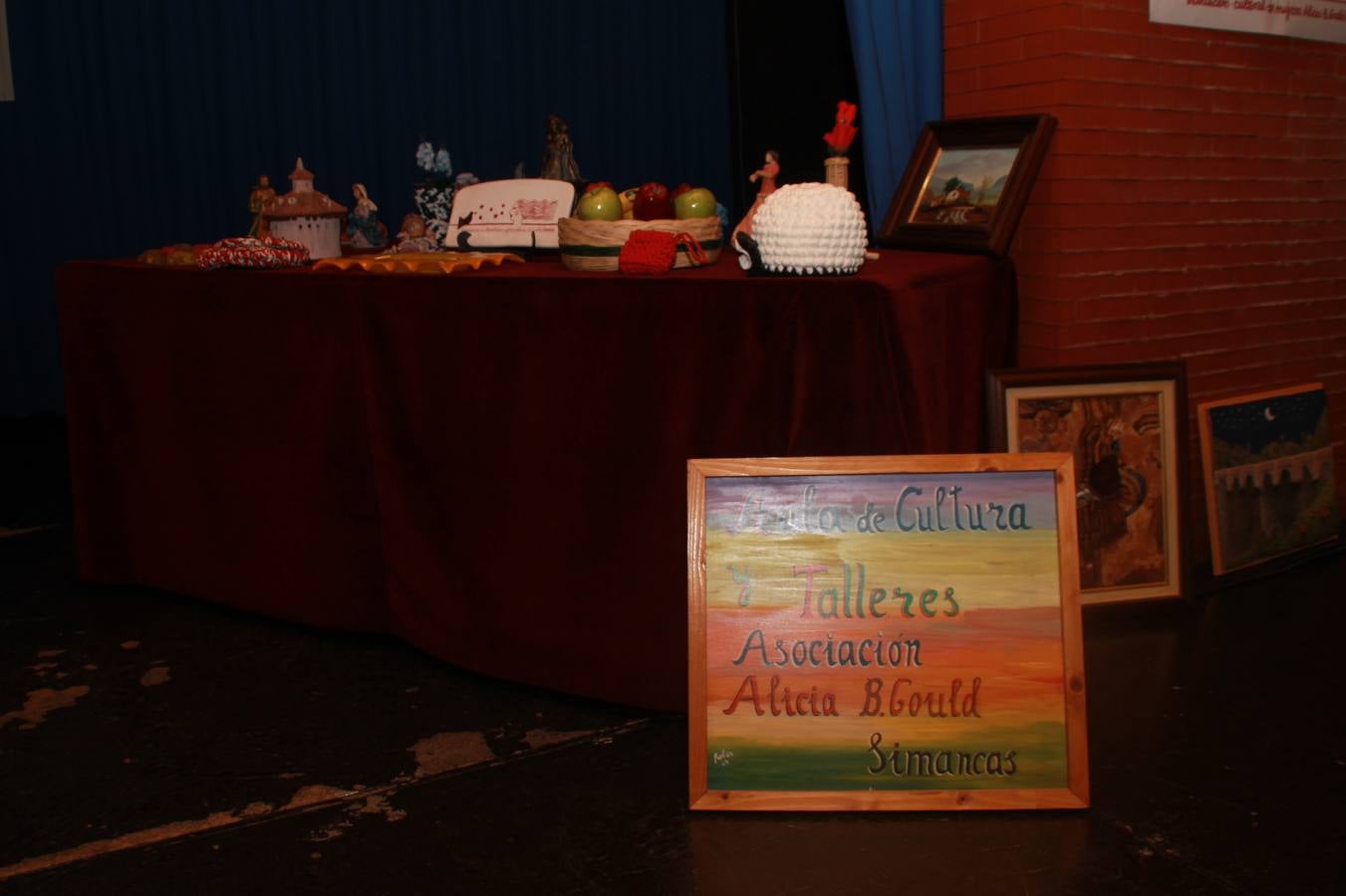 Exposición por el 25 aniversario de la Asociación de Mujeres Alicia B. Gould en Simancas (Valladolid)