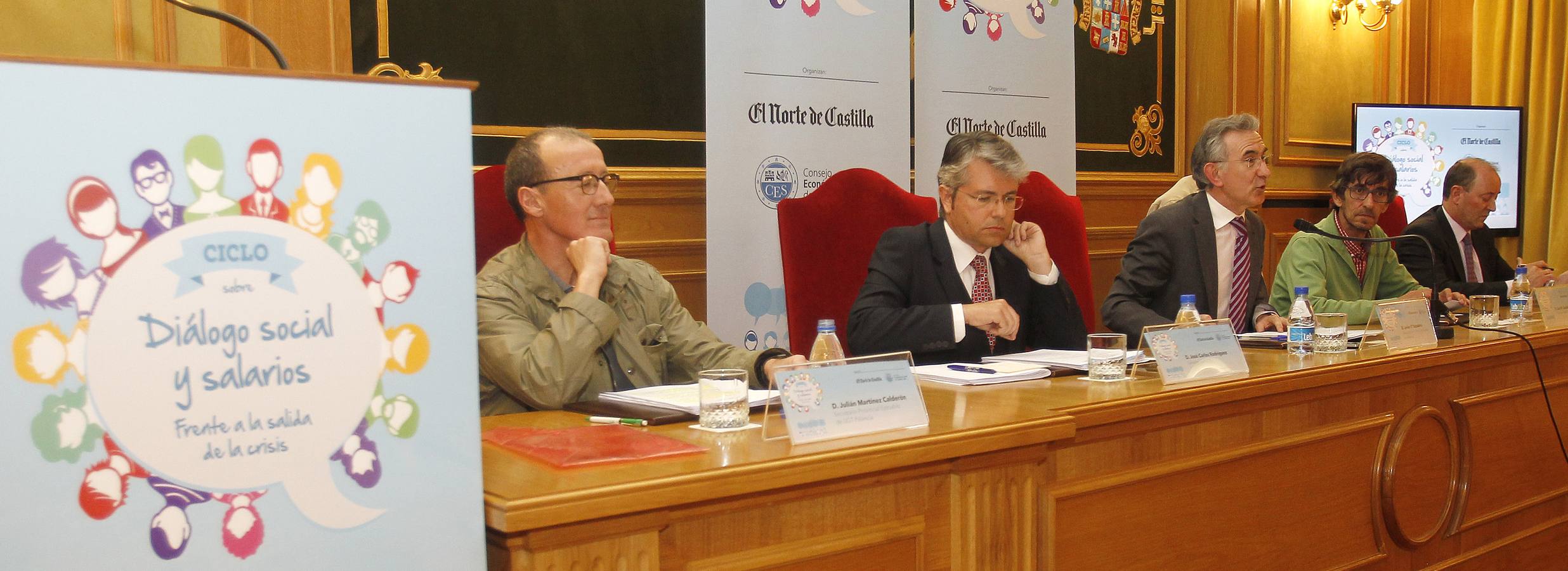 Segunda jornada del ciclo &#039;Diálogo Social y salarios frente a la salida de la crisis&#039; celebrada en Palencia