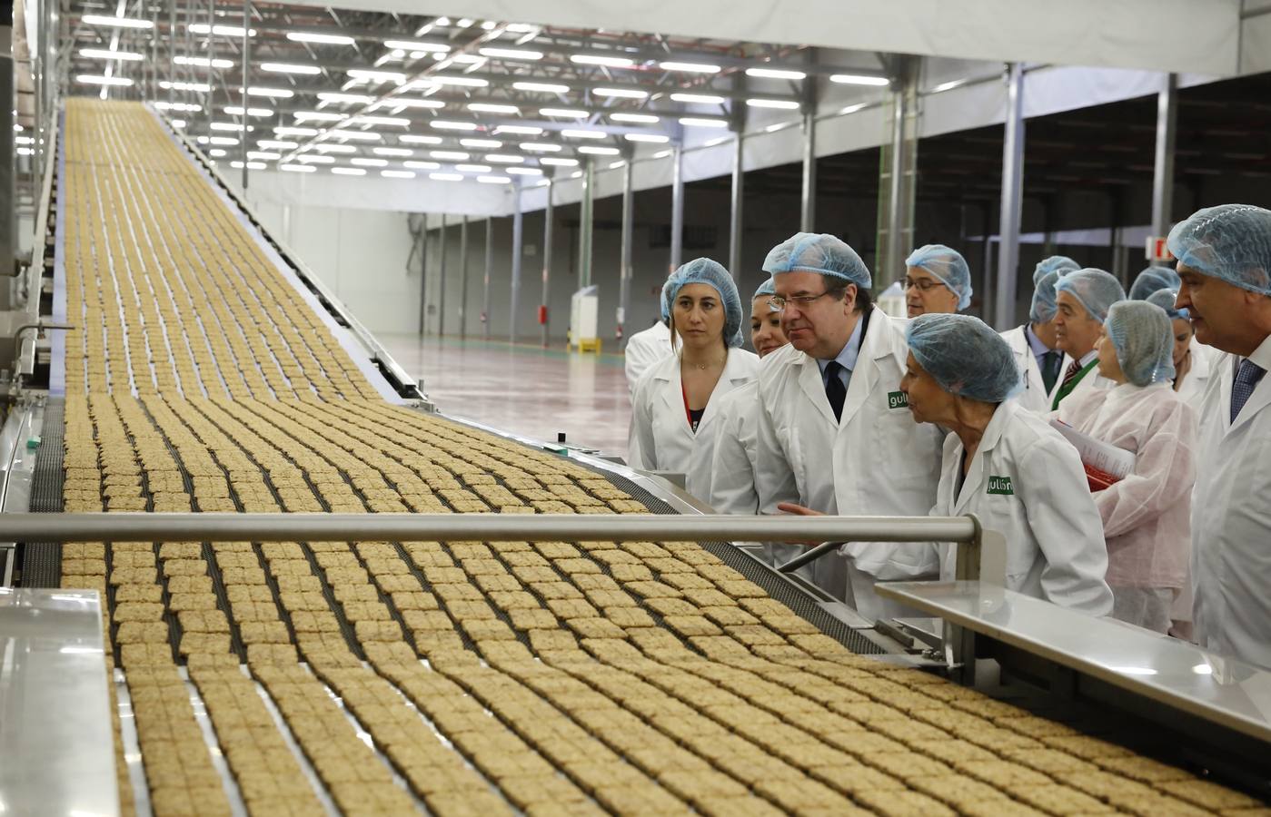 Galletas Gullón inaugura una nueva planta en Aguilar de Campoo (Palencia)