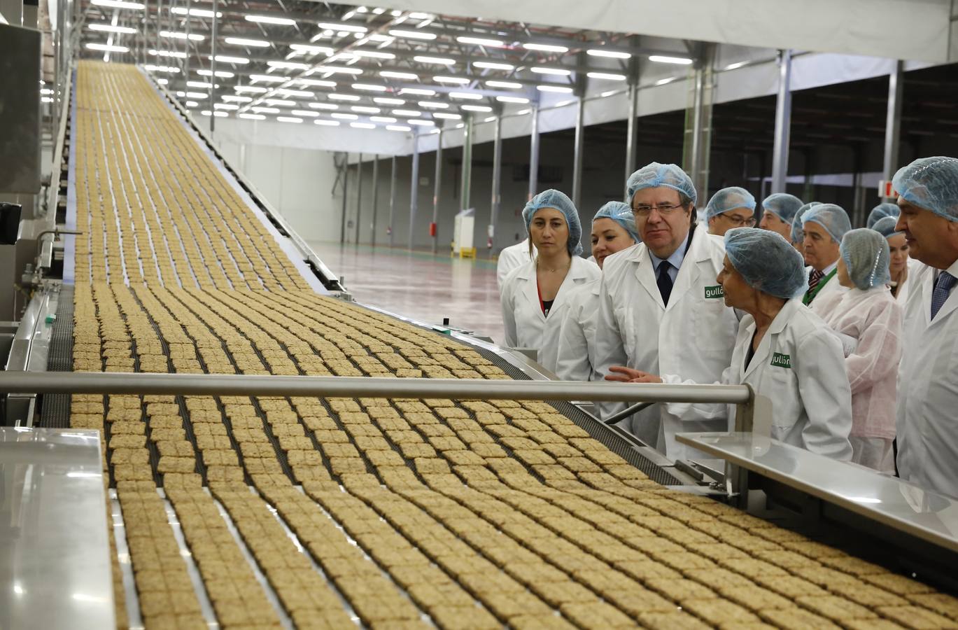 Galletas Gullón inaugura una nueva planta en Aguilar de Campoo (Palencia)