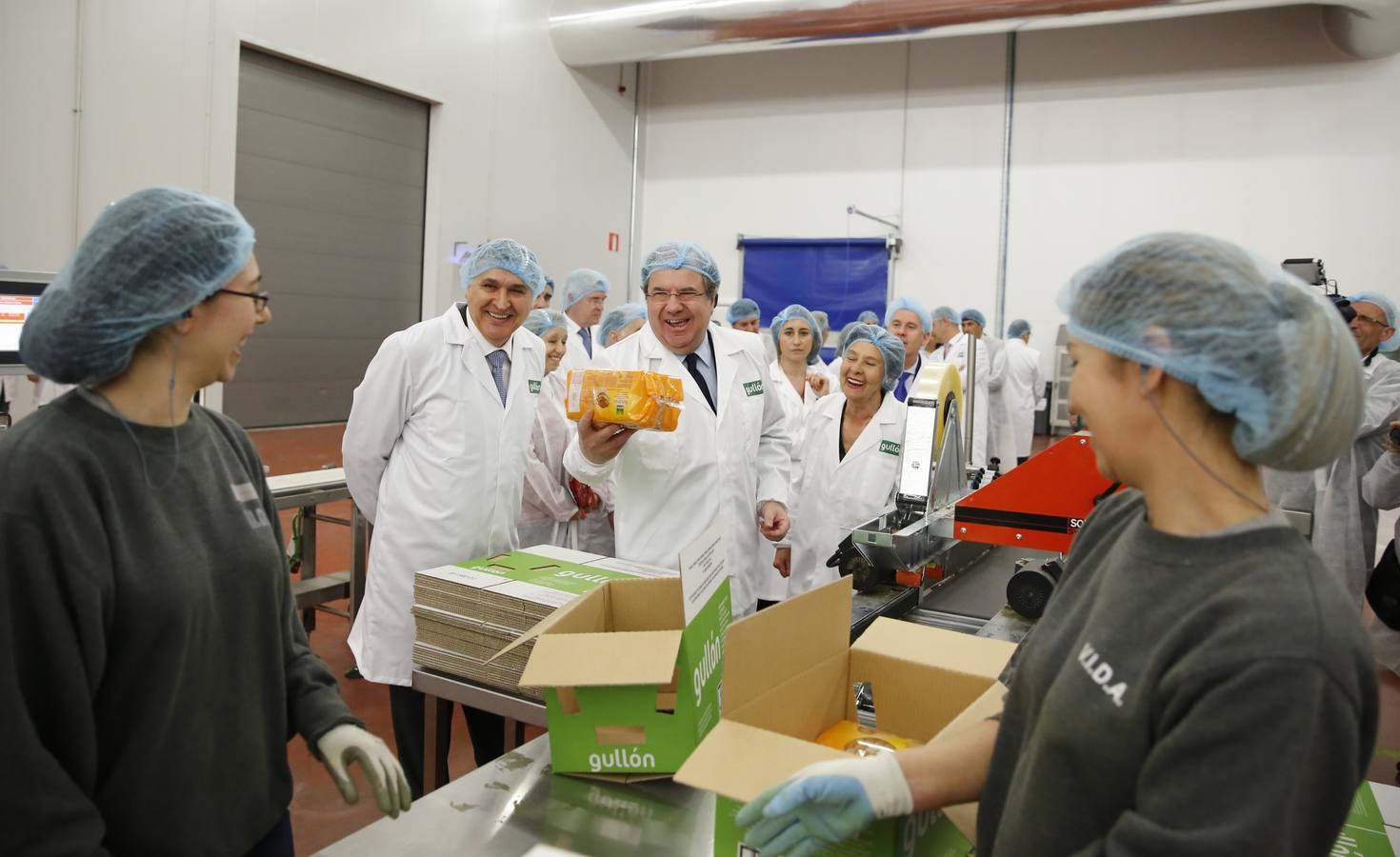 Galletas Gullón inaugura una nueva planta en Aguilar de Campoo (Palencia)