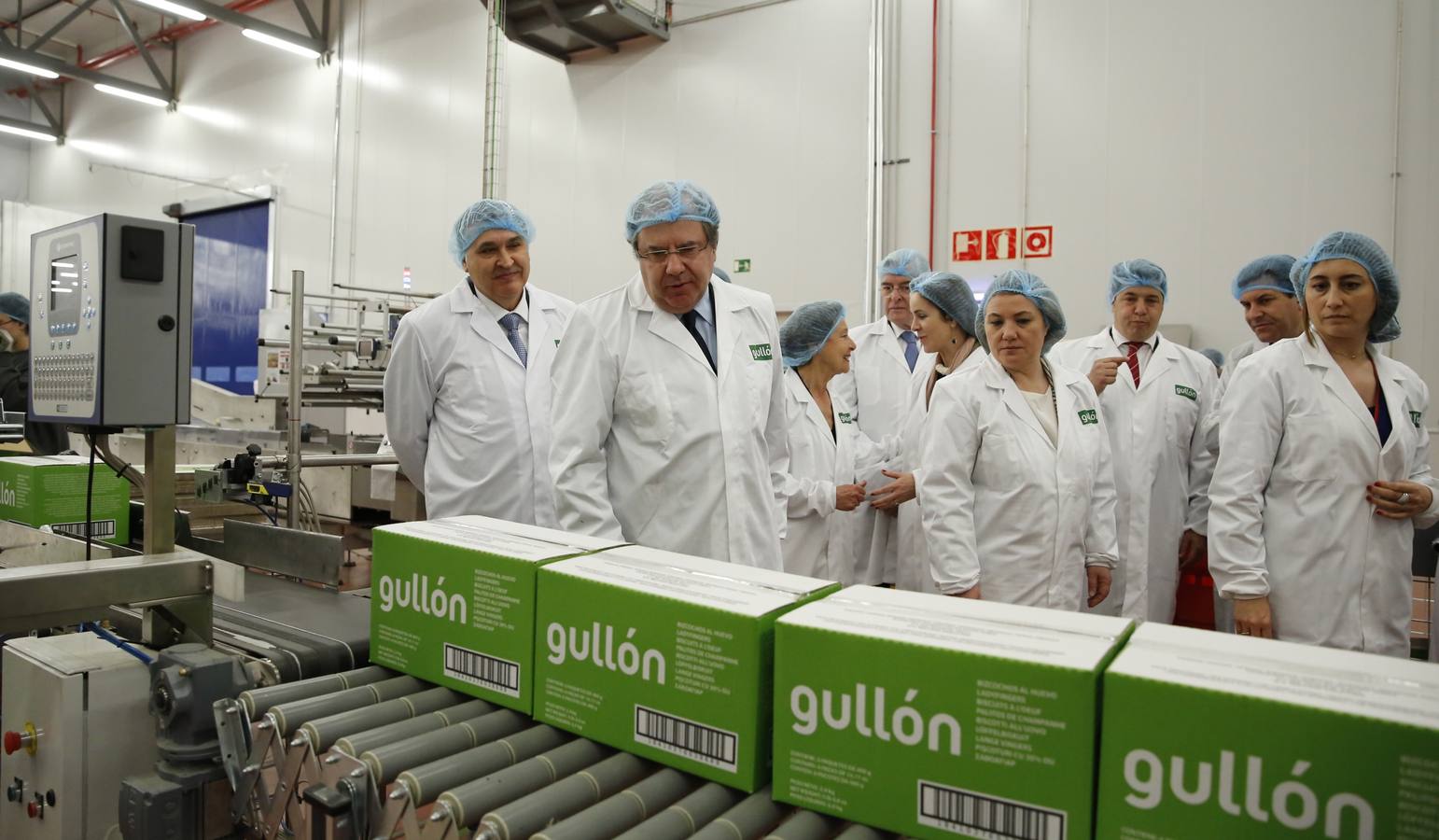 Galletas Gullón inaugura una nueva planta en Aguilar de Campoo (Palencia)