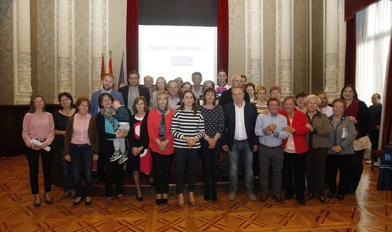 Entrega de los premios del III Certamen Provincial A Huebra 2014 de la Diputación de Palencia