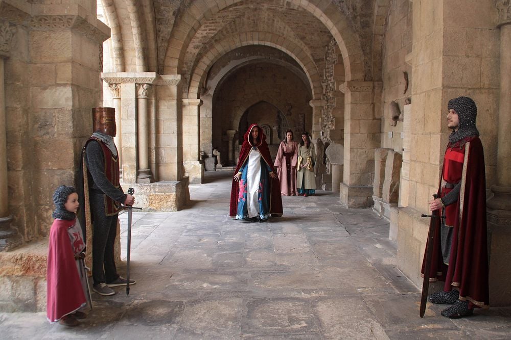 Recreación de vestuario medieval en León