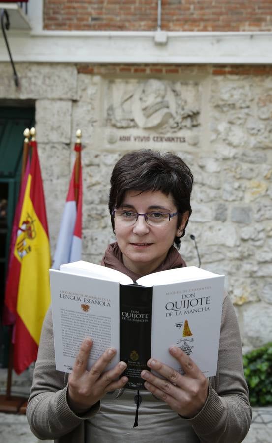 Homenaje a Miguel de Cervantes en su casa de Valladolid