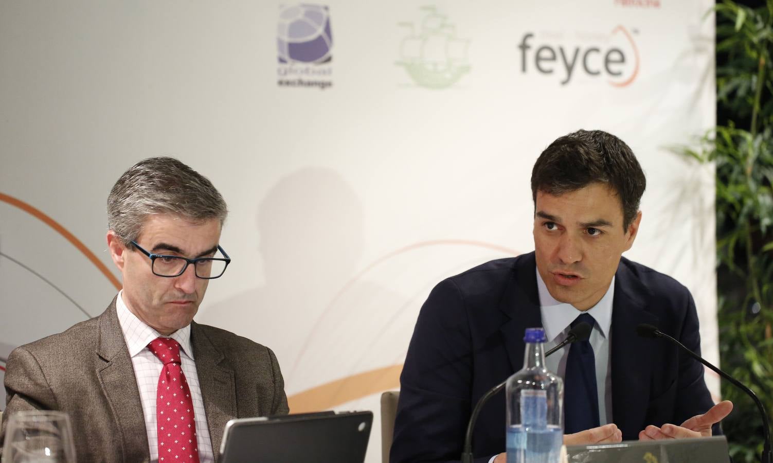 Pedro Sánchez, en el Foro Económico de El Norte de Castilla en Salamanca