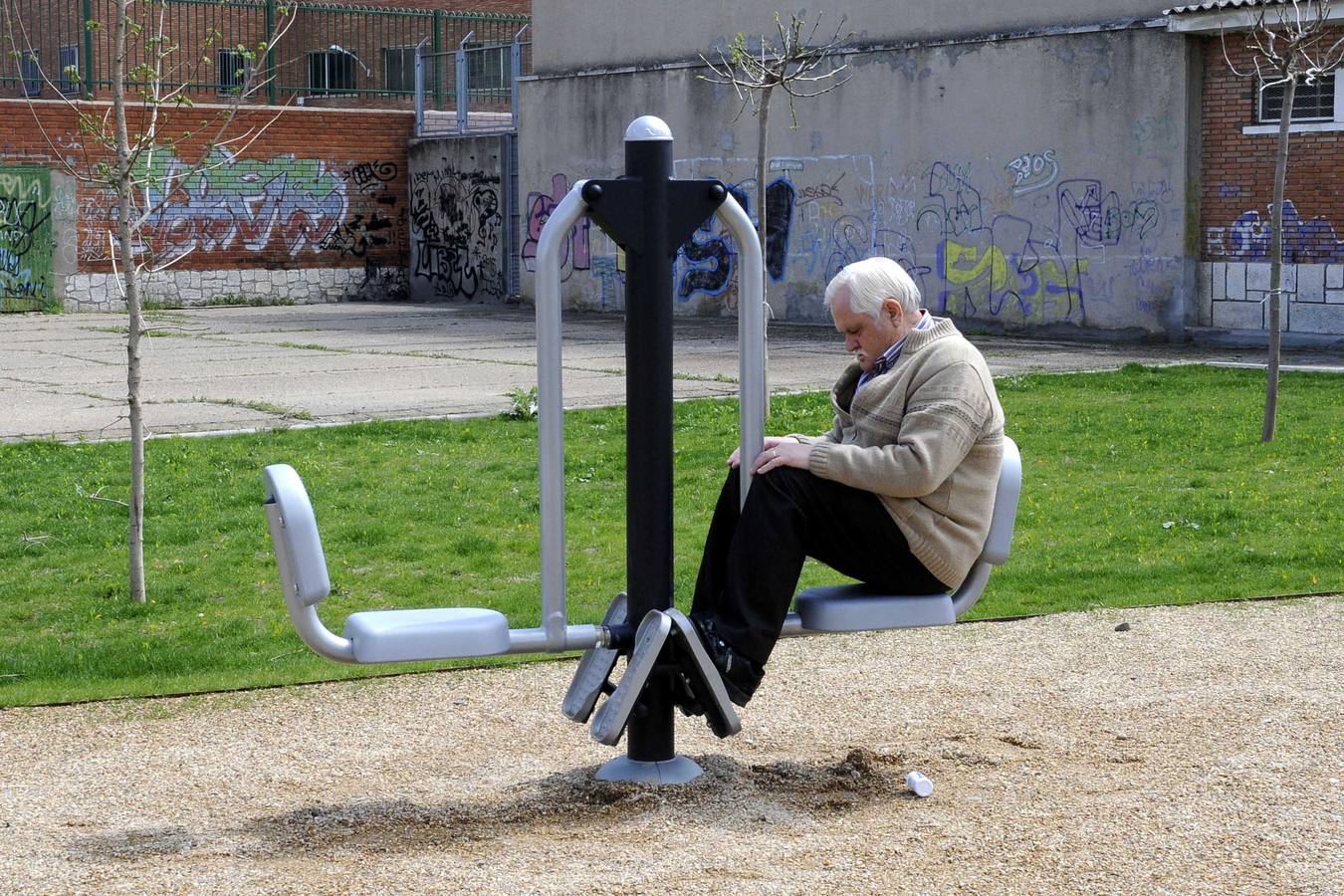 Nuevo parque biosaludable de Barrio España (Valladolid)