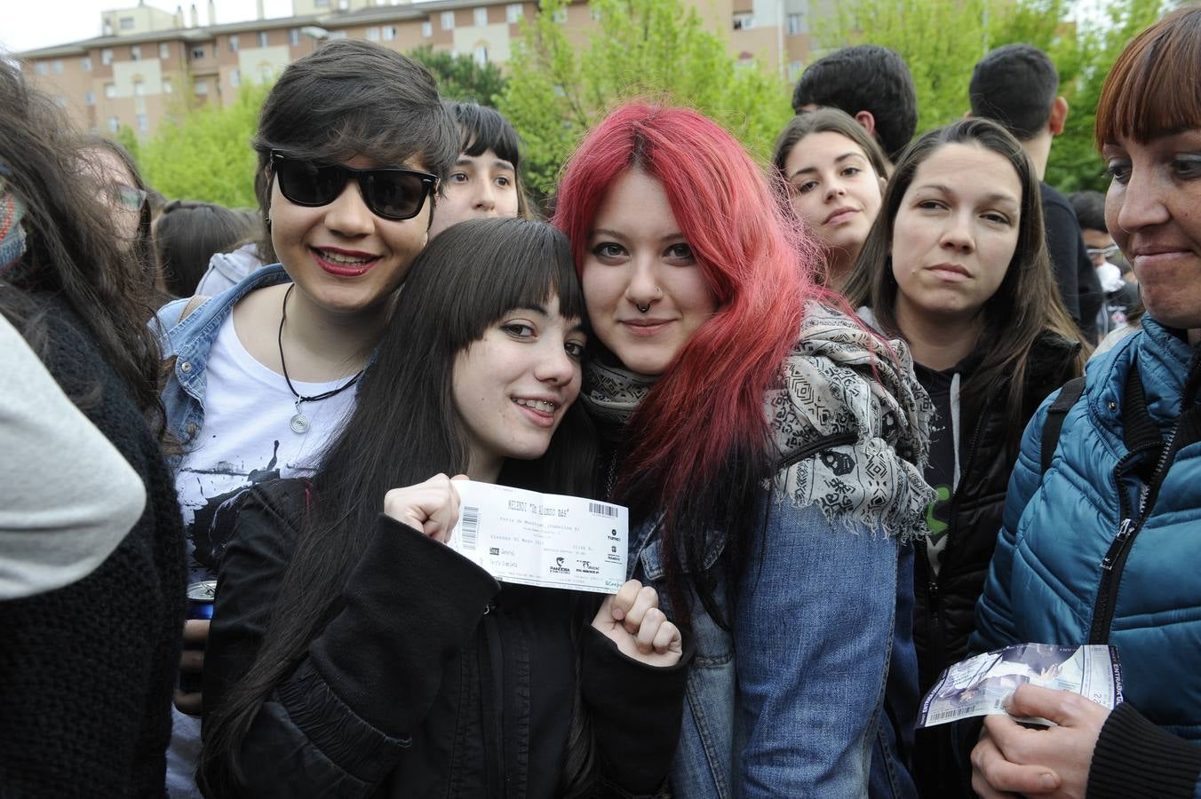 Público asistente al concierto de Melendi en el Auditorio de la Feria de Valladolid (Parte 1)