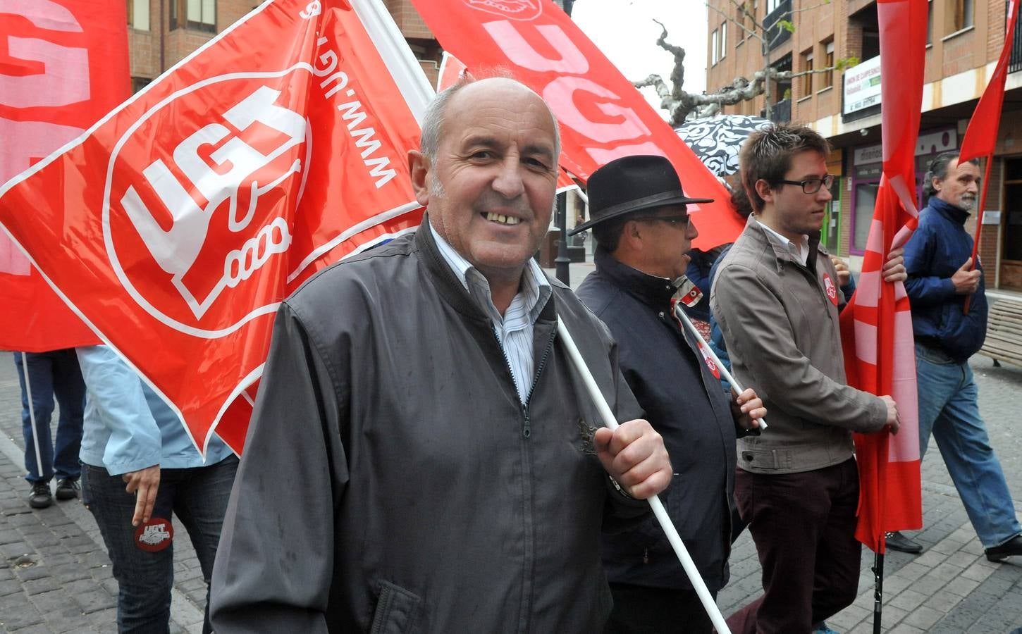 Manifestación del Primero de Mayo en Medina del Campo