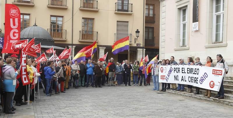 Manifestación del Primero de mayo en Palencia