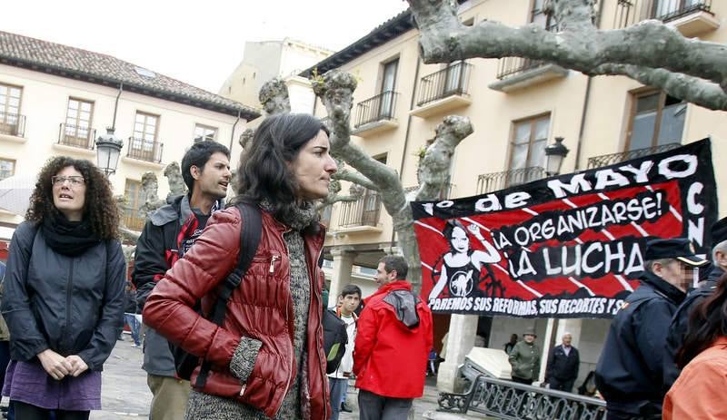 Manifestación del Primero de mayo en Palencia