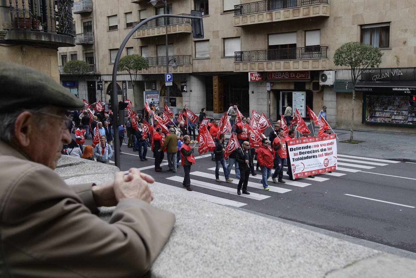 Manifestación del Primero de Mayo en Salamanca (Parte 1)