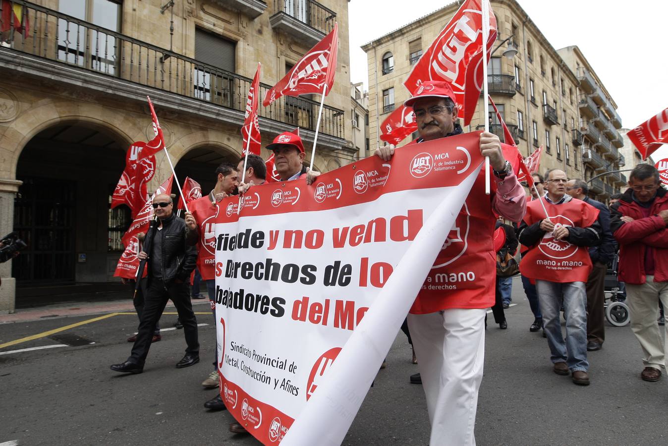Manifestación del Primero de Mayo en Salamanca (Parte 1)