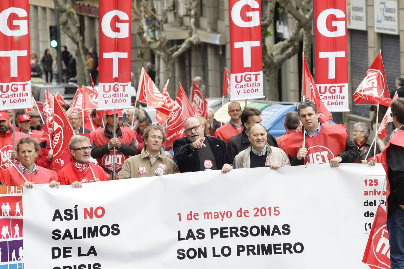 Manifestación del Primero de Mayo en Salamanca (Parte 1)