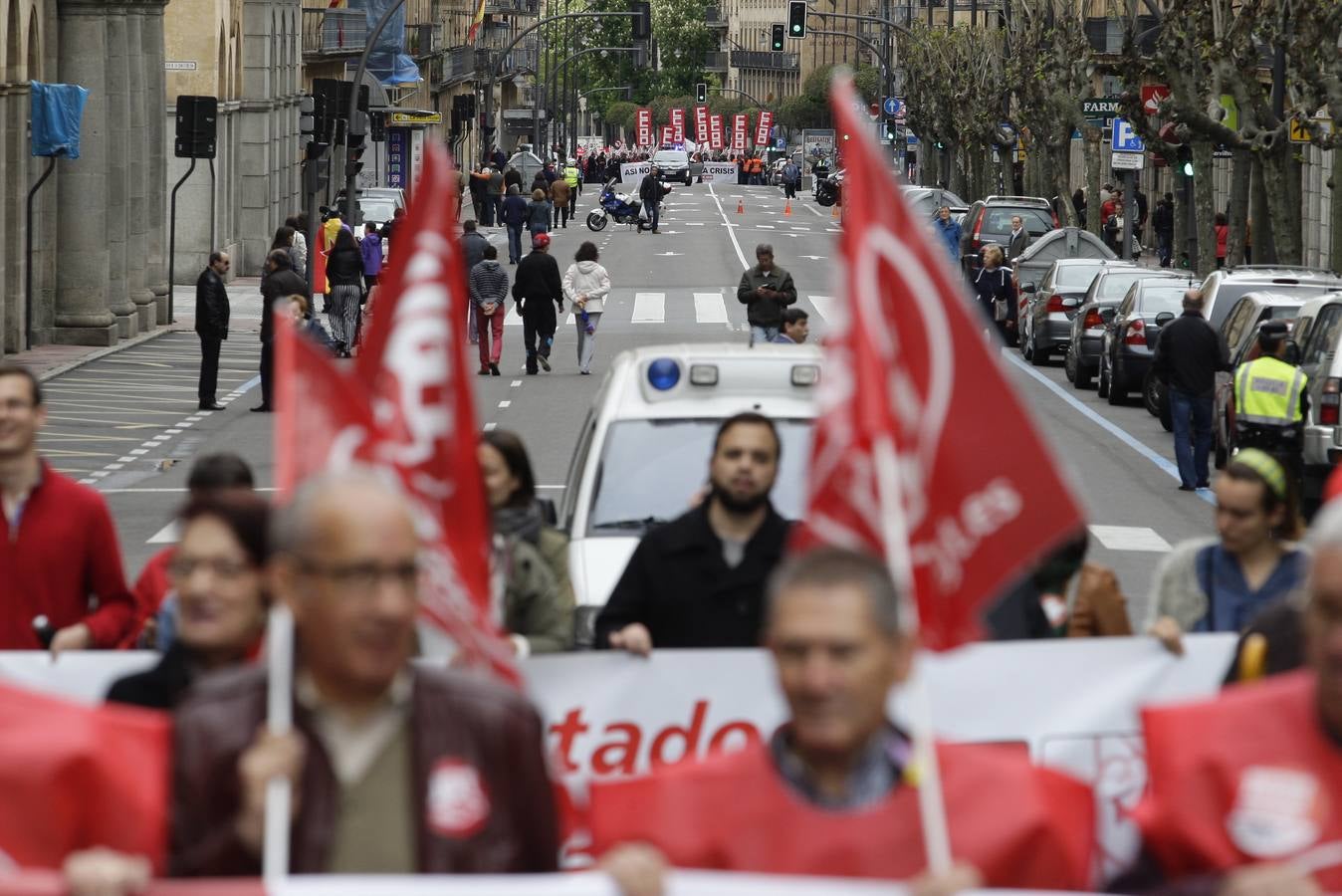 Manifestación del Primero de Mayo en Salamanca (Parte 1)