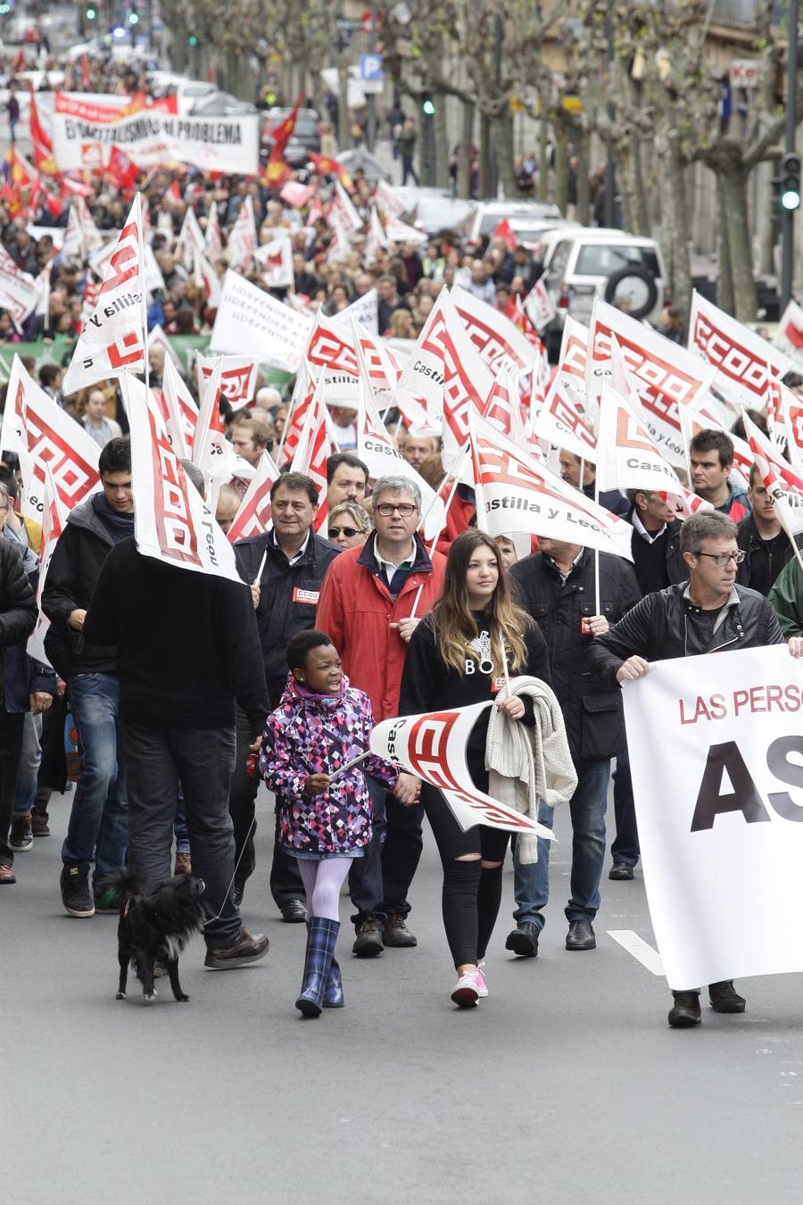 Manifestación del Primero de Mayo en Salamanca (Parte 1)
