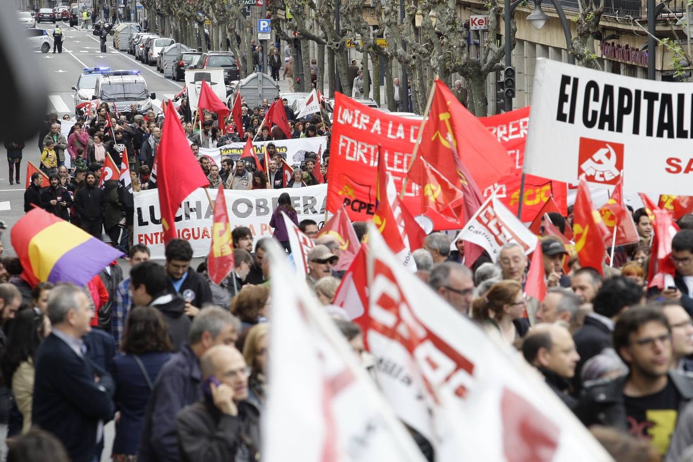 Manifestación del Primero de Mayo en Salamanca (Parte 2)