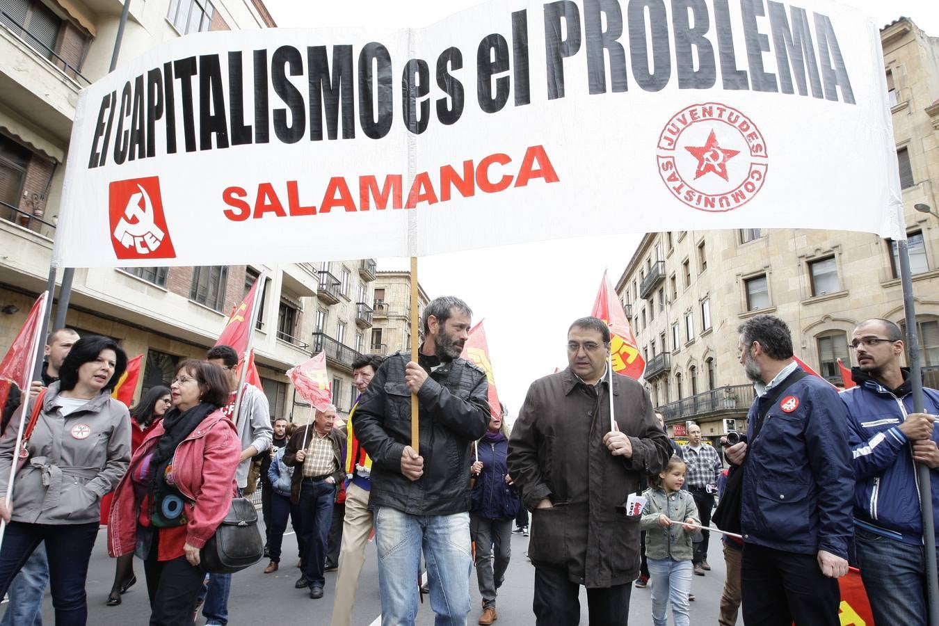 Manifestación del Primero de Mayo en Salamanca (Parte 2)