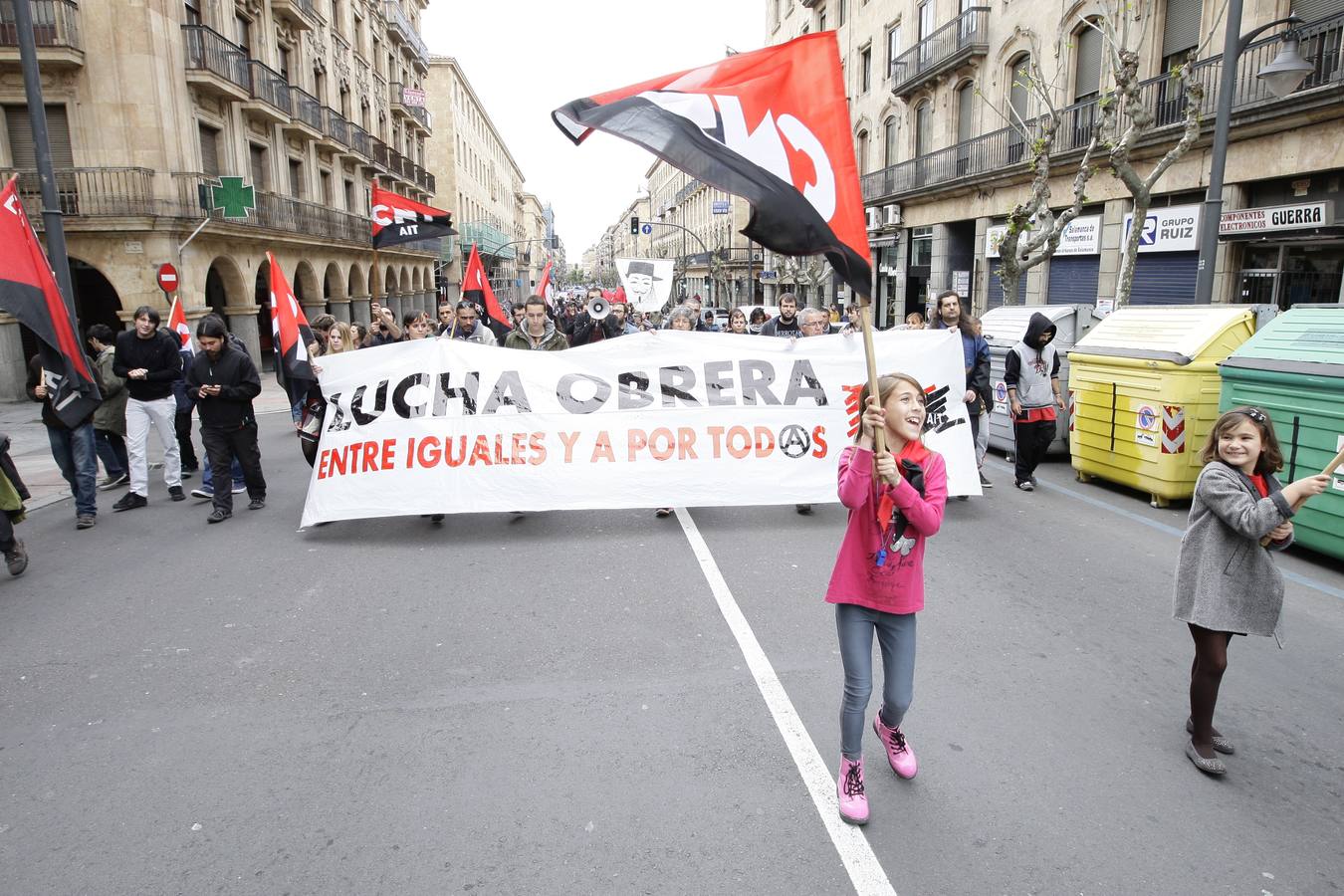Manifestación del Primero de Mayo en Salamanca (Parte 2)