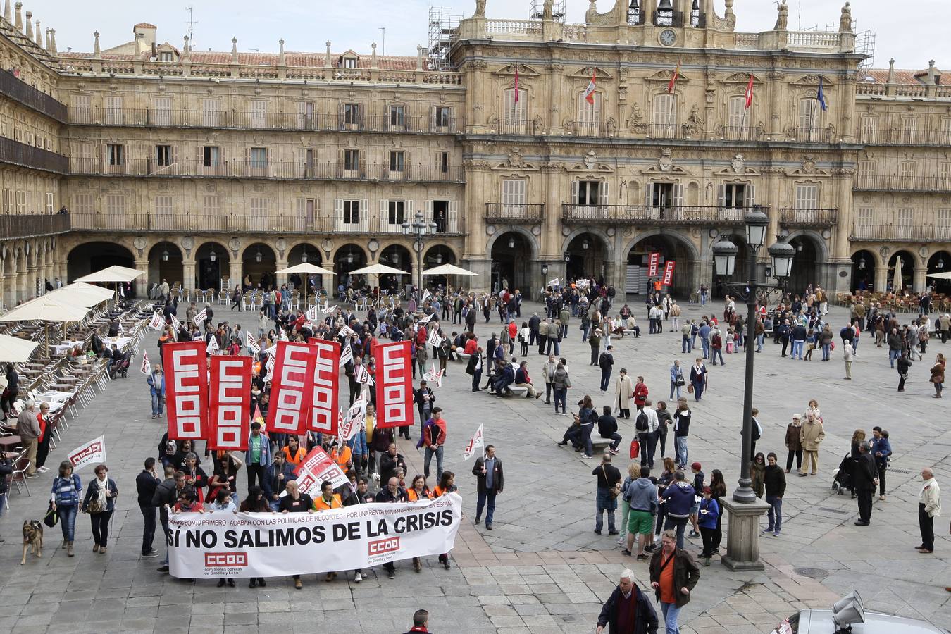 Manifestación del Primero de Mayo en Salamanca (Parte 2)