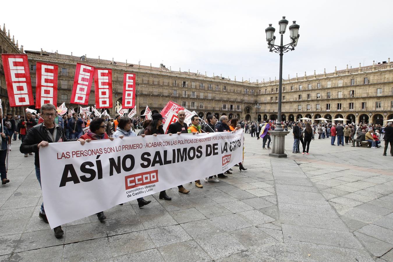Manifestación del Primero de Mayo en Salamanca (Parte 2)