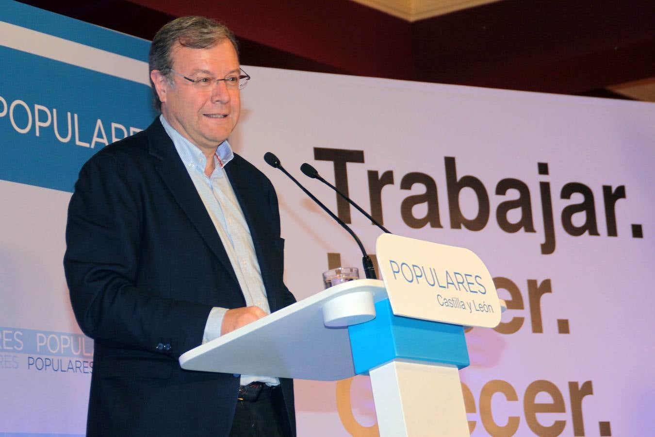 Juan Vicente Herrera presenta el programa electoral del PP en León