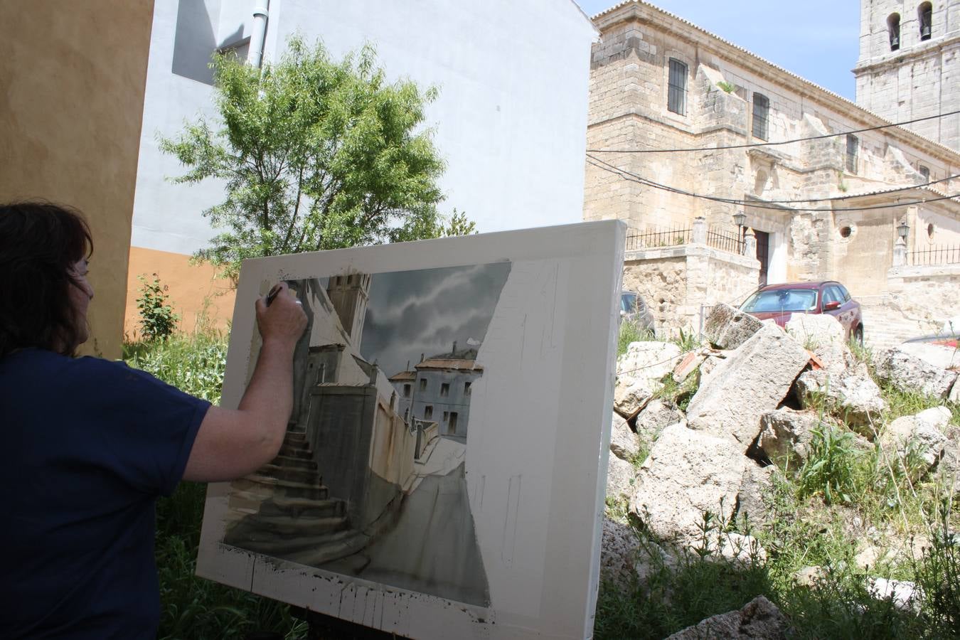 Concurso de pintura rápida de Baltanás (Palencia)