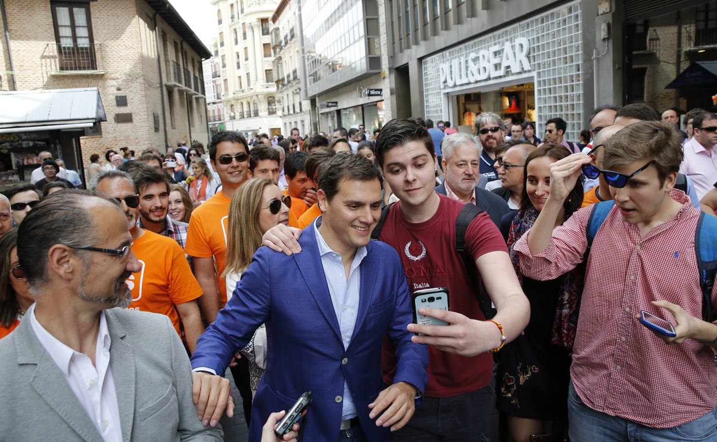 El presidente de Ciudadanos, Albert Rivera, visita Valladolid