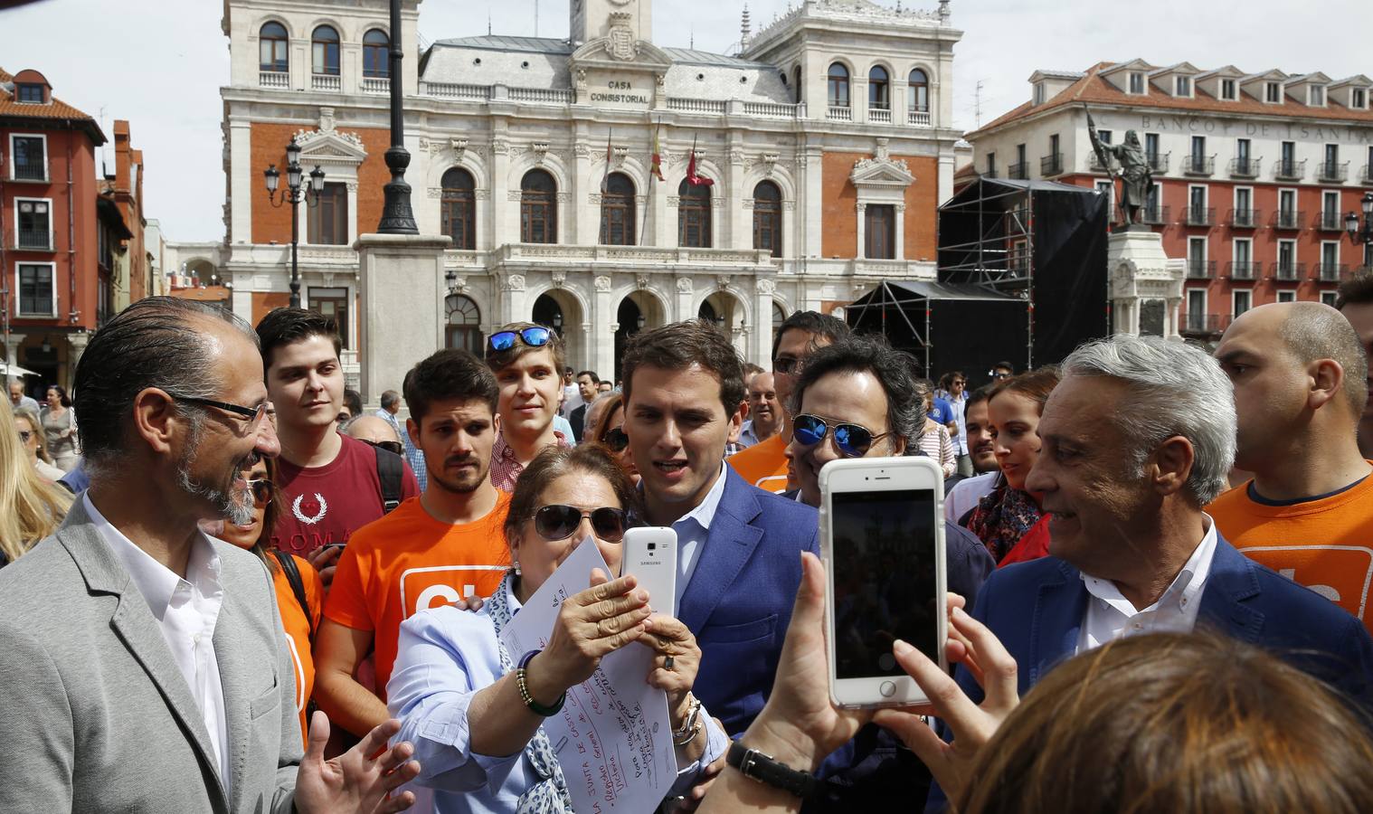 El presidente de Ciudadanos, Albert Rivera, visita Valladolid
