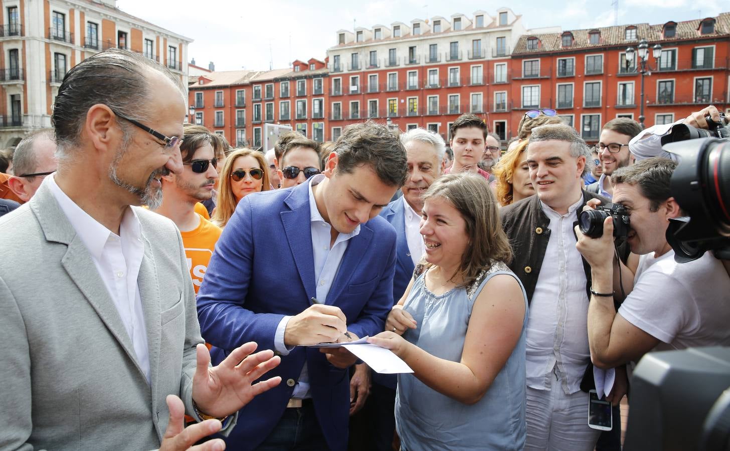 El presidente de Ciudadanos, Albert Rivera, visita Valladolid