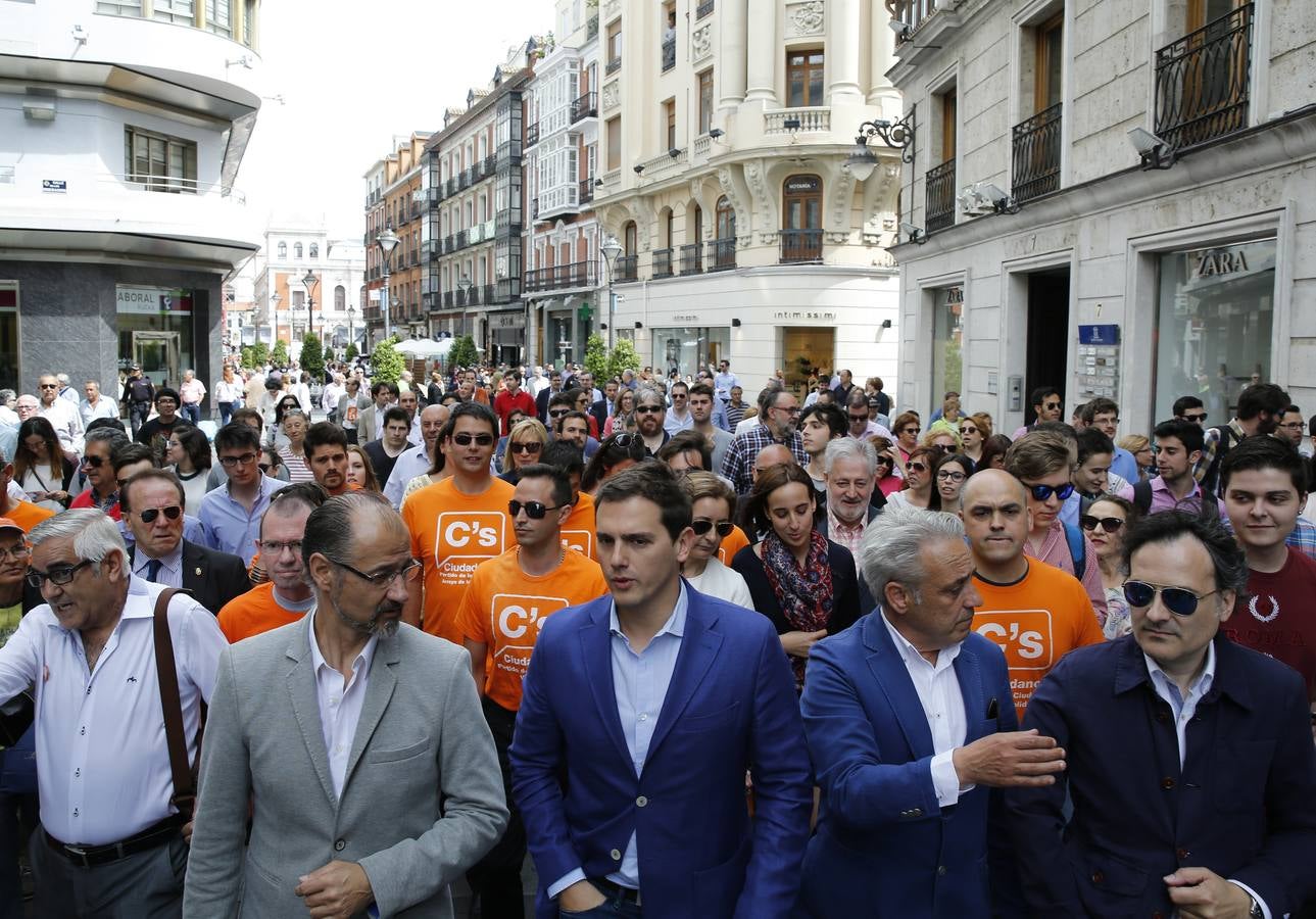 El presidente de Ciudadanos, Albert Rivera, visita Valladolid