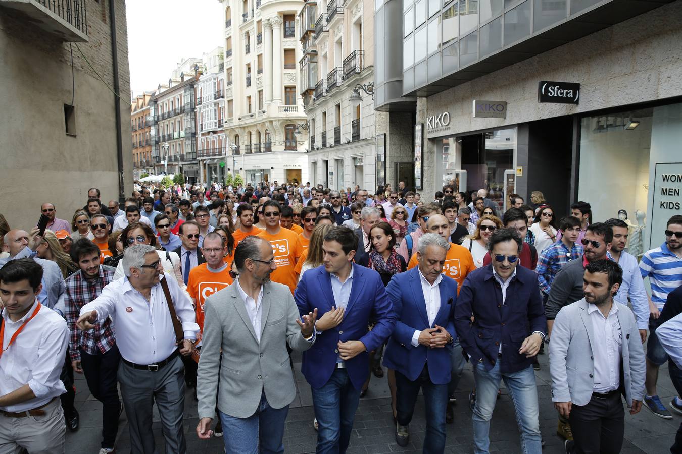 El presidente de Ciudadanos, Albert Rivera, visita Valladolid