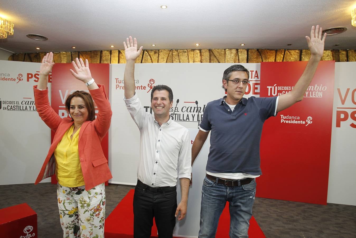 Miriam Andrés recurre a Eduardo Madina para reactivar la ilusión de los socialistas palentinos